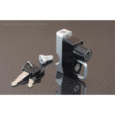 Sato Racing Universal Helmet Lock (Handlebar Mounted) Sato Racing Universal Helmet Lock (Handlebar Mounted)